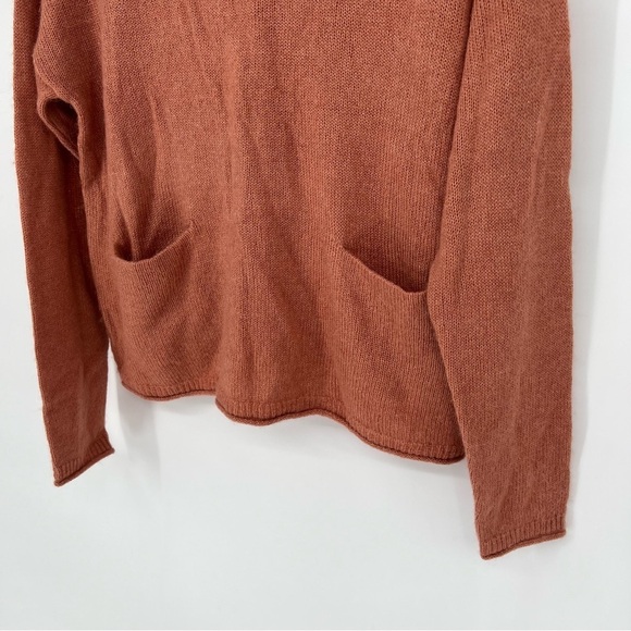 Madewell Chelsea Pocket Pullover Sweater Alpaca Blend Cozy Warm Layer Fall Piece - Picture 4 of 10
